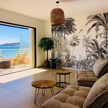 T3 Lumineux Traversant Totalement Neuf En Face De La Front De Vue Sur Les Iles Vue Panoramique Assuree De La Centre Du Lavandou 3eme Etage Avec Ascenseur T3